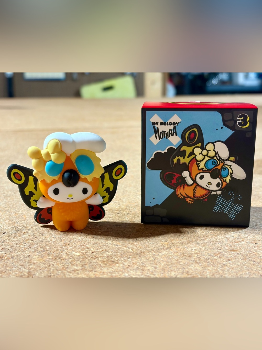 Hello Kitty Godzilla x My Melody Mothra #3 Sanrio McDonalds Happy Meal Figure